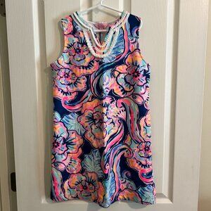 Lilly Pulitzer Mini Harper Girls Shift Dress (Size XL, 12-14)